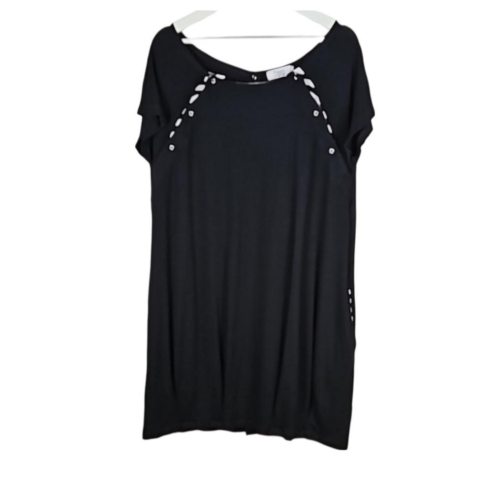 Happy Mama Snap Open Nursing Dress w/ Pockets